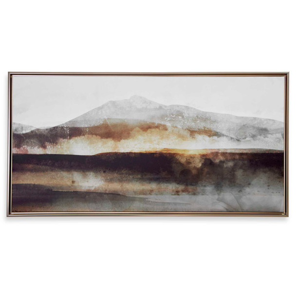 Uttermost Splash Of Land Framed Canvas