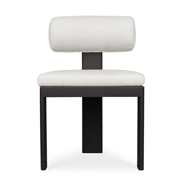 Uttermost Bolster Back White Outdoor Dining Chair