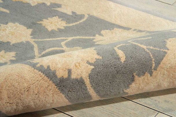 Kathy Ireland Ki14 Royal Serenity SER01 Slate Area Rugs