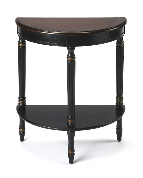 Butler Bellini Café Noir Demilune Console Table