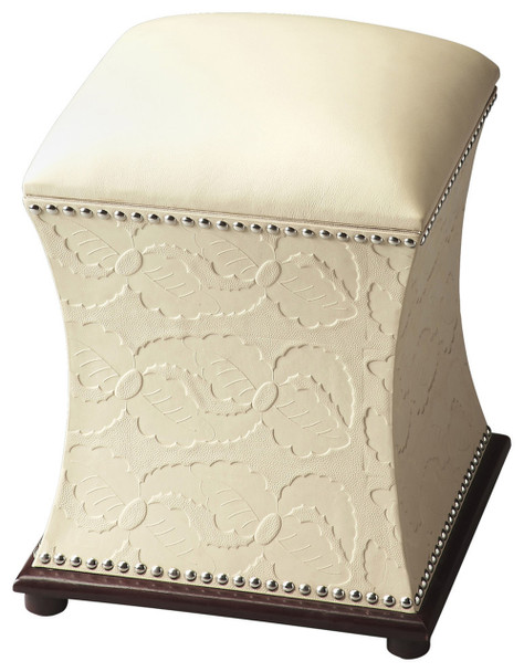 Butler Sophie Leather Storage Ottoman