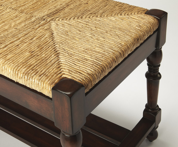 Butler Specialty Butler Ravello Woven Wicker Bench Benches | StudioLX
