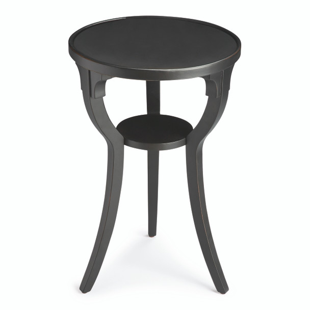 Butler Dalton Black Licorice Round Accent Table