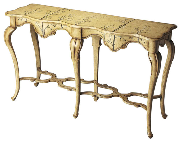 Butler Wentworth Winter Forest Painted Console Table
