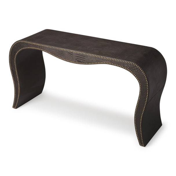 Butler Milano Leather Console Table