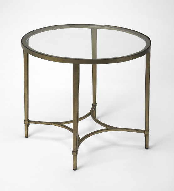 Butler Monica Gold Oval End Table