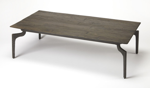 Butler Rawlins Iron & Wood Coffee Table