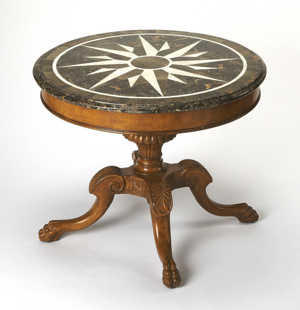 Butler Mauricio Fossil Stone Foyer Table