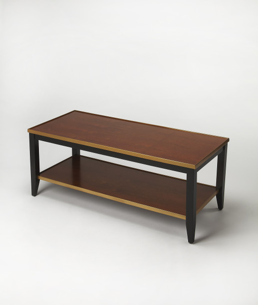 Butler Lambert Transitional Cherry Coffee Table