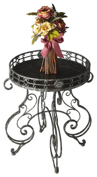 Butler Vida Metal & Stone Accent Table