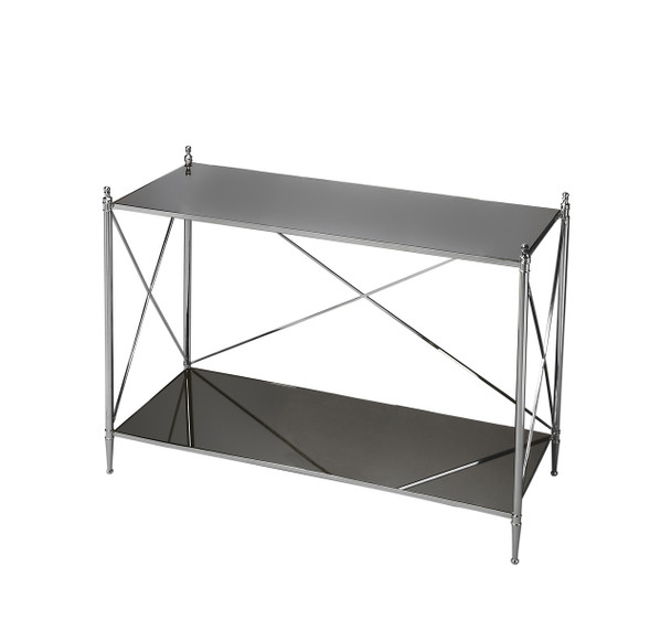 Butler Deidre Glass & Metal Console Table