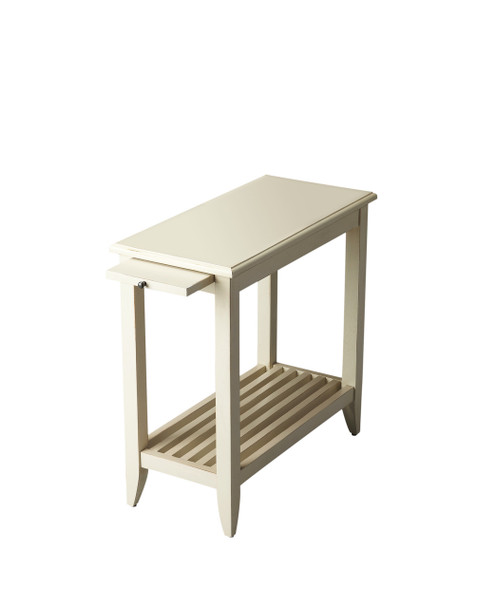 Butler Irvine Cottage White Chairside Table