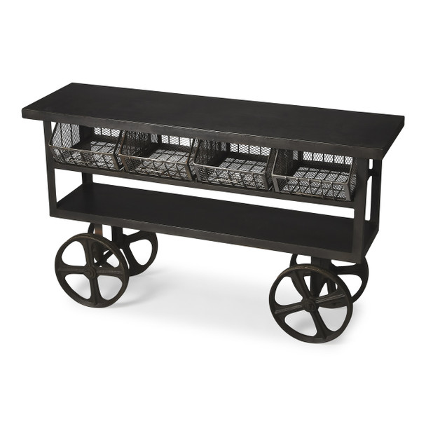 Butler Antietam Industrial Chic Trolley Buffet