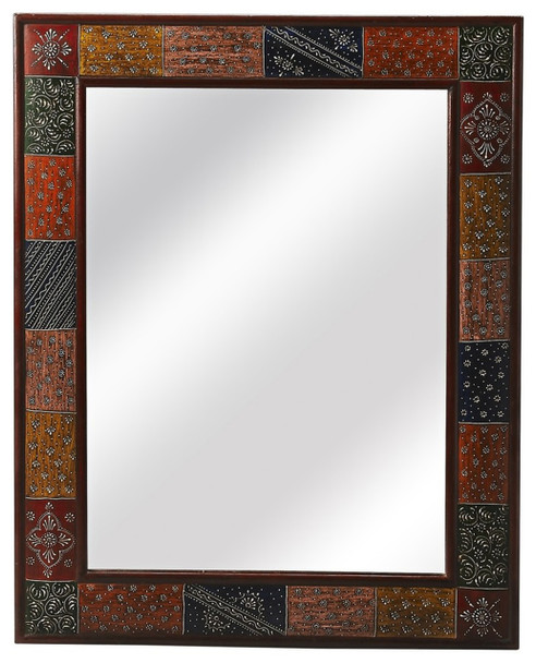 Butler Meadow Rectangular Hand Painted Wall Mirror