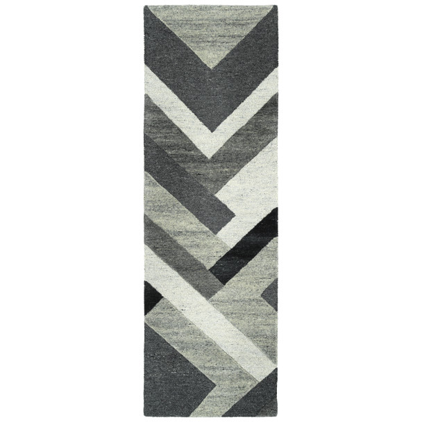 Kaleen Alzada Hand-tufted Alz03-38 Charcoal Area Rugs