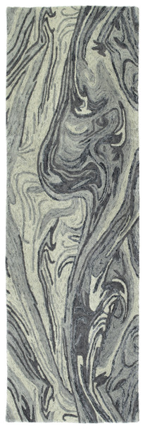 Kaleen Marble Hand-tufted Mbl02-75 Grey Area Rugs