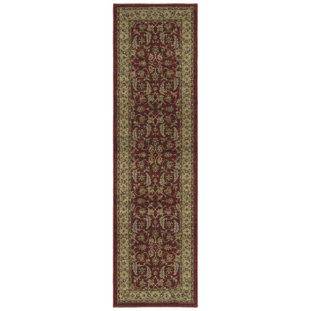 Kaleen Mcalester Machine Made Mca04-04 Burgundy Area Rugs