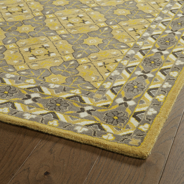 Kaleen Middleton Hand Tufted Mid08-05 Gold Area Rugs
