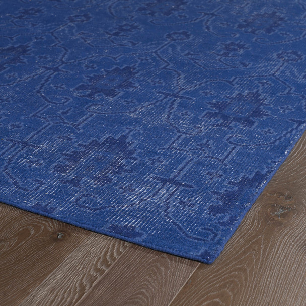 Kaleen Restoration Hand-knotted Res01-17 Blue Area Rugs