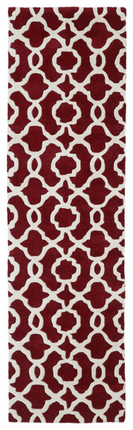 Kaleen Revolution Hand Tufted Rev03-25 Red Area Rugs