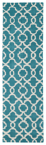 Kaleen Revolution Hand Tufted Rev03-91 Teal Area Rugs