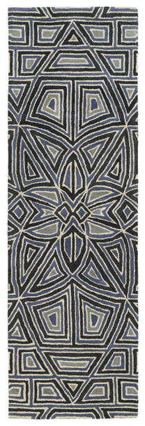 Kaleen Rosaic Hand Tufted Roa09-110 Periwinkle Area Rugs
