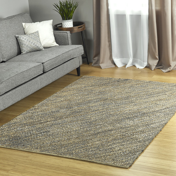 Kaleen Tulum Hand-loomed Tul01-103 Slate Area Rugs