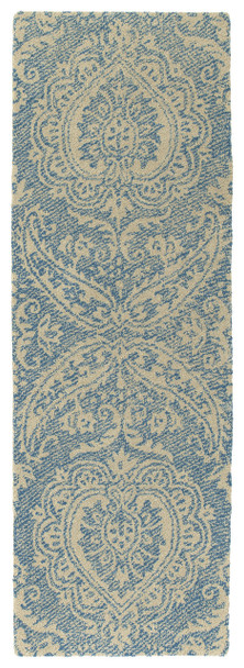 Kaleen Weathered Hand-tufted Wtr01-17 Blue Area Rugs