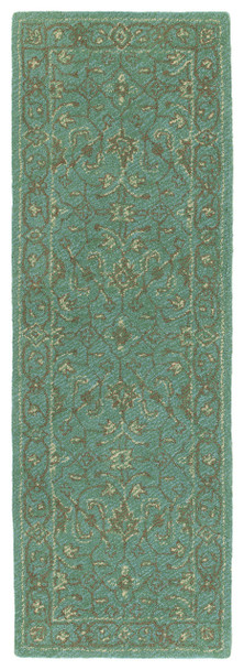 Kaleen Weathered Hand-tufted Wtr05-78 Turquoise Area Rugs