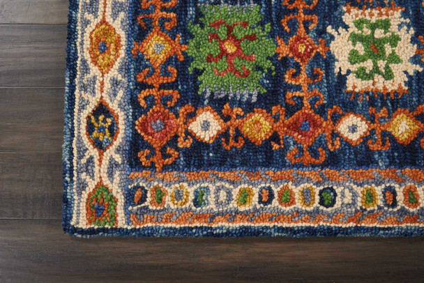 Nourison Vivid VIV09 Navy Area Rugs