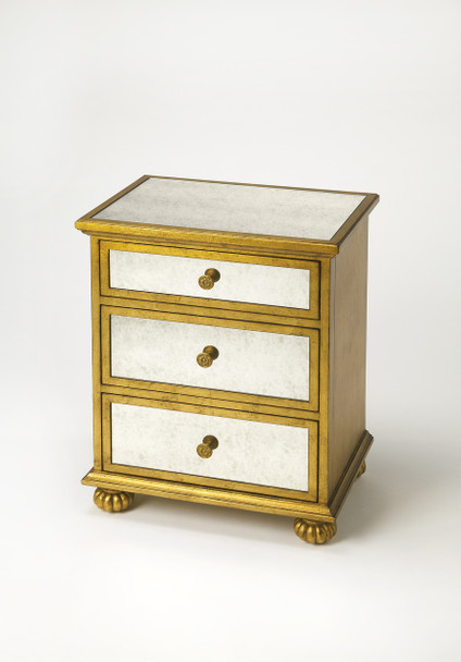 Butler Grable Gold Leaf Accent Chest