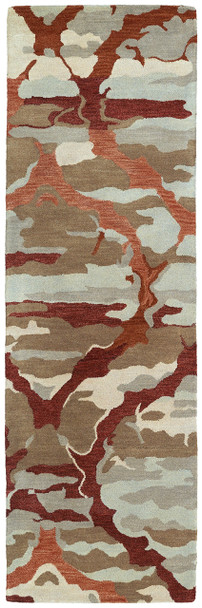 Kaleen Brushstrokes Hand-tufted Brs02-25 Red Area Rugs