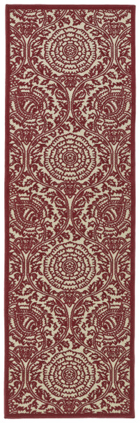 Kaleen A Breath Of Fresh Air Machine Made Fsr102-25 Red Area Rugs