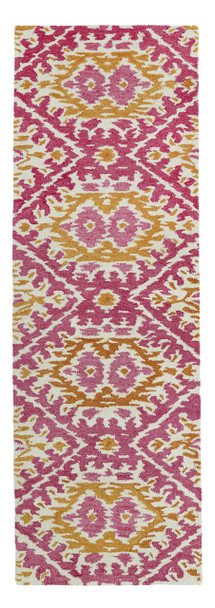 Kaleen Global Inspirations Hand-tufted Glb01-92 Pink Area Rugs