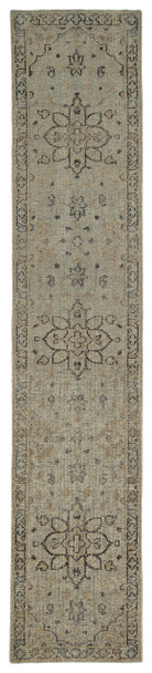 Kaleen Herrera Hand-knotted Hra03-102 Pewter Green Area Rugs