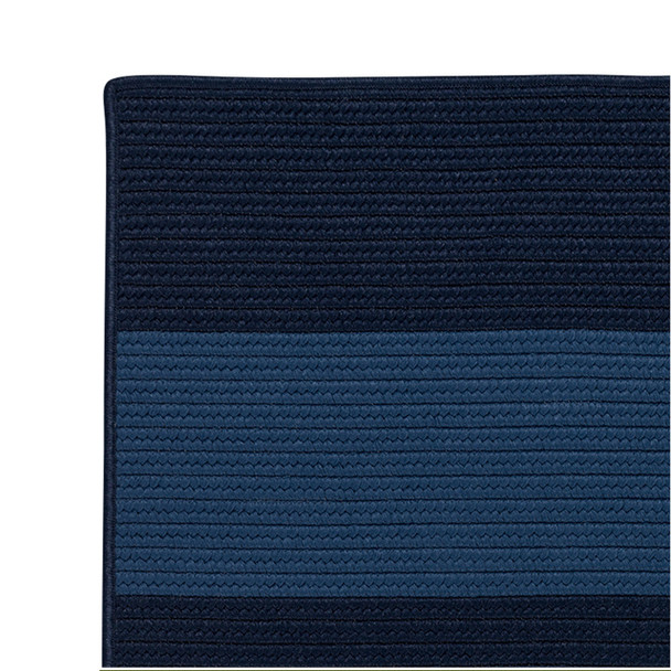 Colonial Mills Newport Textured Stripe Nw06 Blues Area Rugs