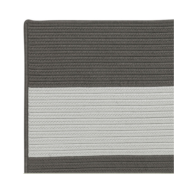 Colonial Mills Newport Textured Stripe Nw16 Greys Area Rugs