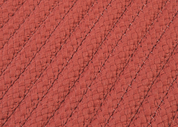 Colonial Mills Dog Bone Solid Braided H104 Terracotta 18”x30”