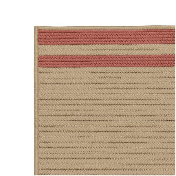 Colonial Mills Denali End Stripe De35 Brick Red Area Rugs