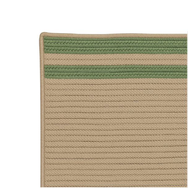 Colonial Mills Denali End Stripe De45 Moss Green Area Rugs