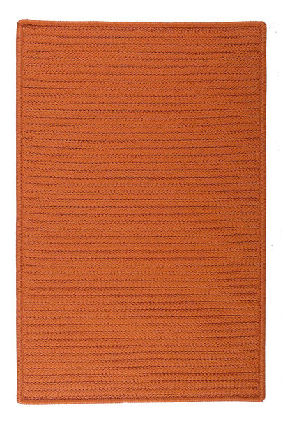 Colonial Mills Simply Home Solid H073 Rust Area Rugs