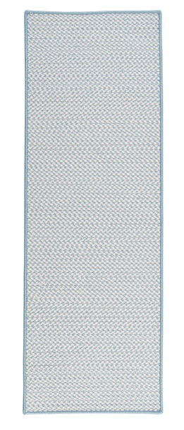 Colonial Mills Outdoor Houndstooth Tweed Ot56 Sea Blue Area Rugs