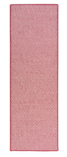 Colonial Mills Outdoor Houndstooth Tweed Ot79 Sangria Area Rugs