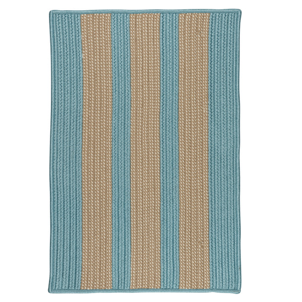 Colonial Mills Boat House Bt49 Light Blue Chair Pads