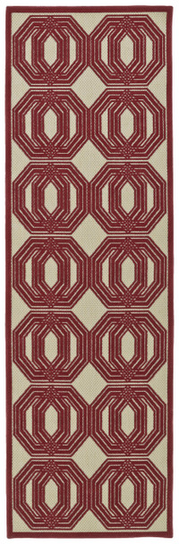 Kaleen A Breath Of Fresh Air Machine Made Fsr103-25 Red Area Rugs