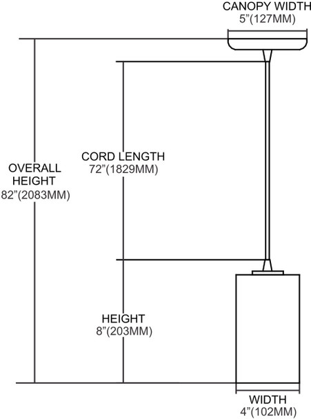 ELK Lighting Coletta 1-Light Mini Pendant - 10147/1