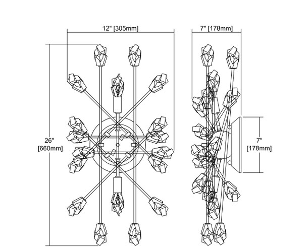 ELK Lighting Serendipity 2-Light Sconce - 11110/2