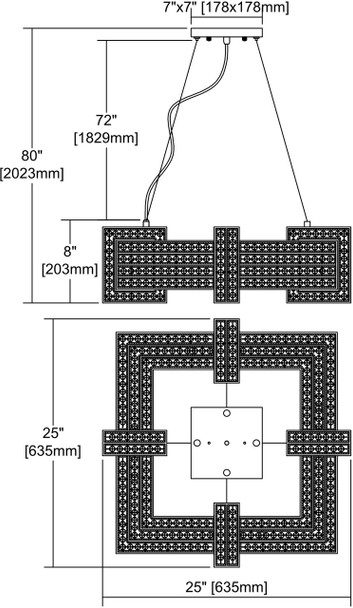 ELK Lighting Lexicon 8-Light Chandelier - 11125/8
