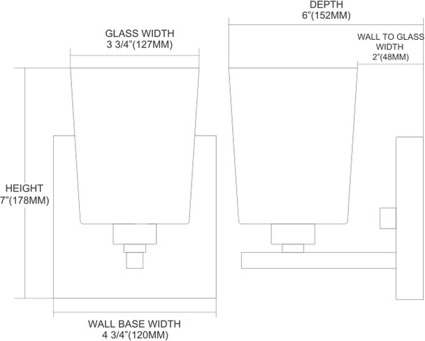 ELK Lighting Serenity 1-Light Vanity Light - 11436/1