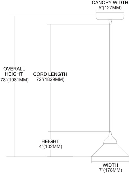 ELK Lighting Refraction 1-Light Mini Pendant - 1477/1